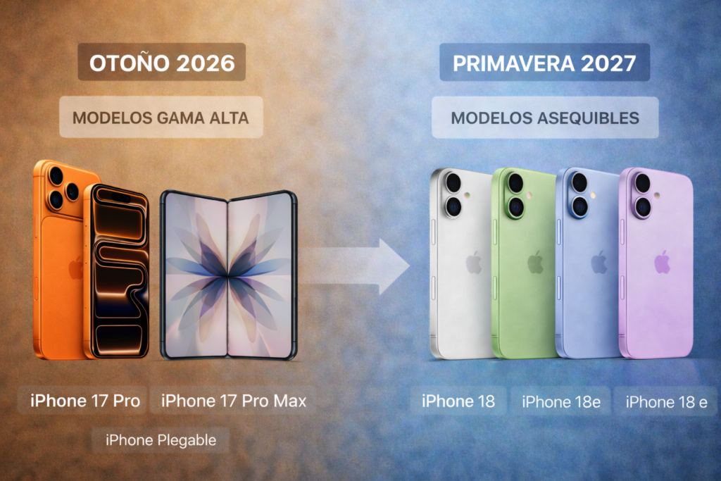 Apple prepara un calendario de lanzamientos escalonado para el iPhone