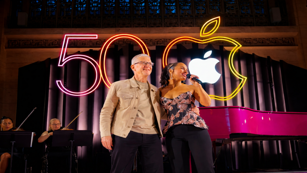 Alicia Keys concierto Apple 50 aniversario