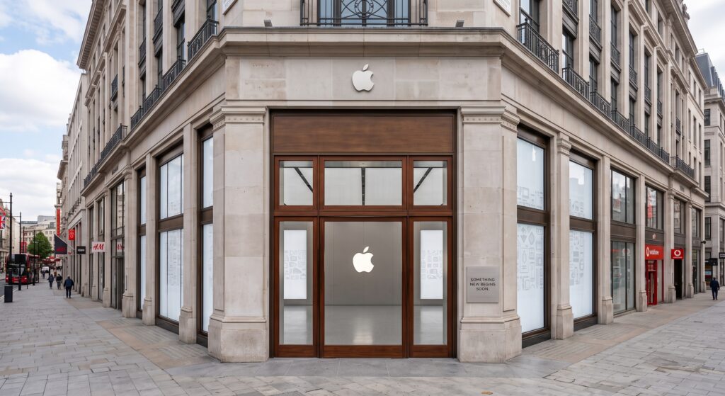 Fachada de una Apple Store