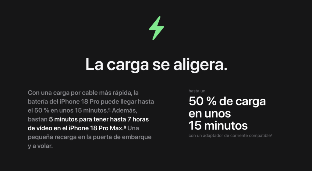 iPhone 18 Pro y Pro Max: apertura variable, batería indestructible y una subida de precio que vas a sentir screenshot 2026 09 12 at 23.00.14