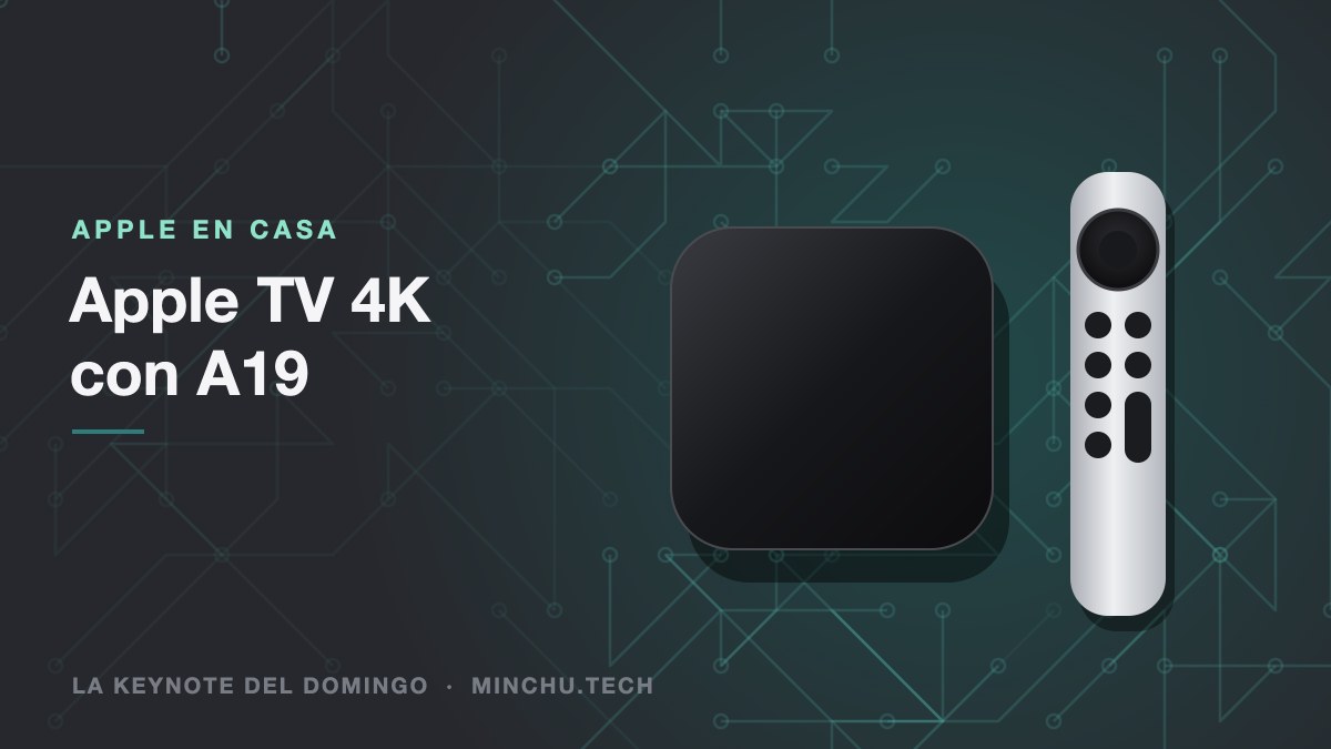 Ilustración del Apple TV 4K, entre las noticias de Apple de la semana