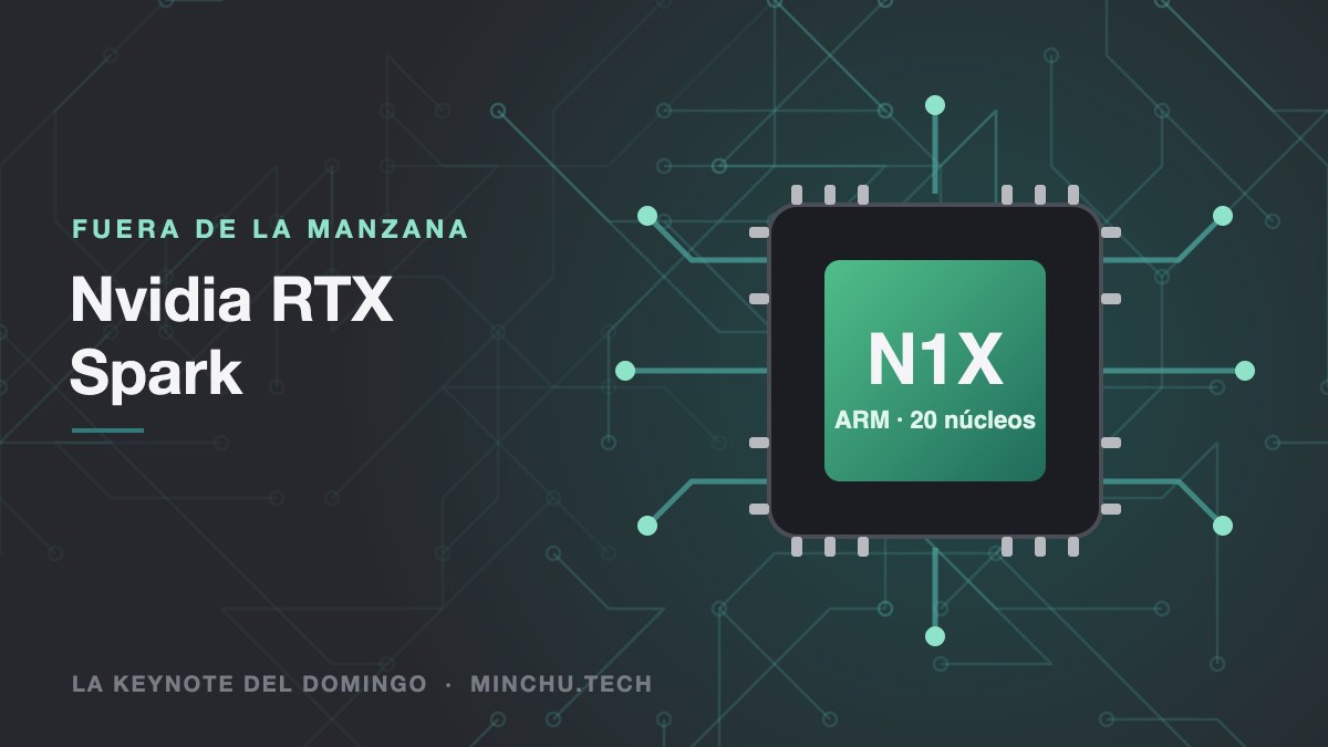 Ilustración del chip N1X de la plataforma RTX Spark